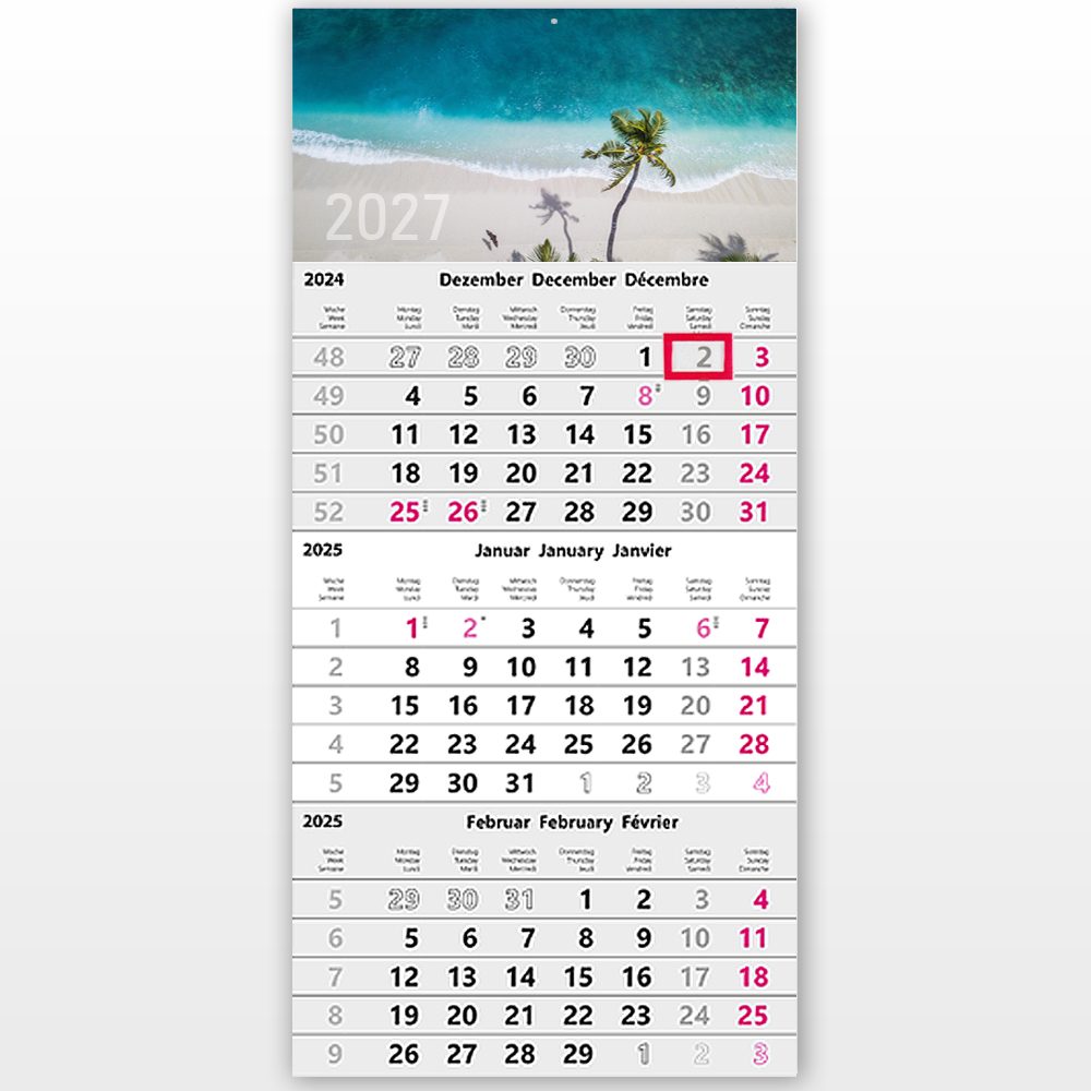 3-Monatskalender